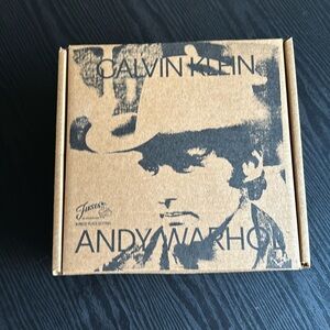 Brand new Calvin Klein x Andy Warhol 4-Piece Place Setting